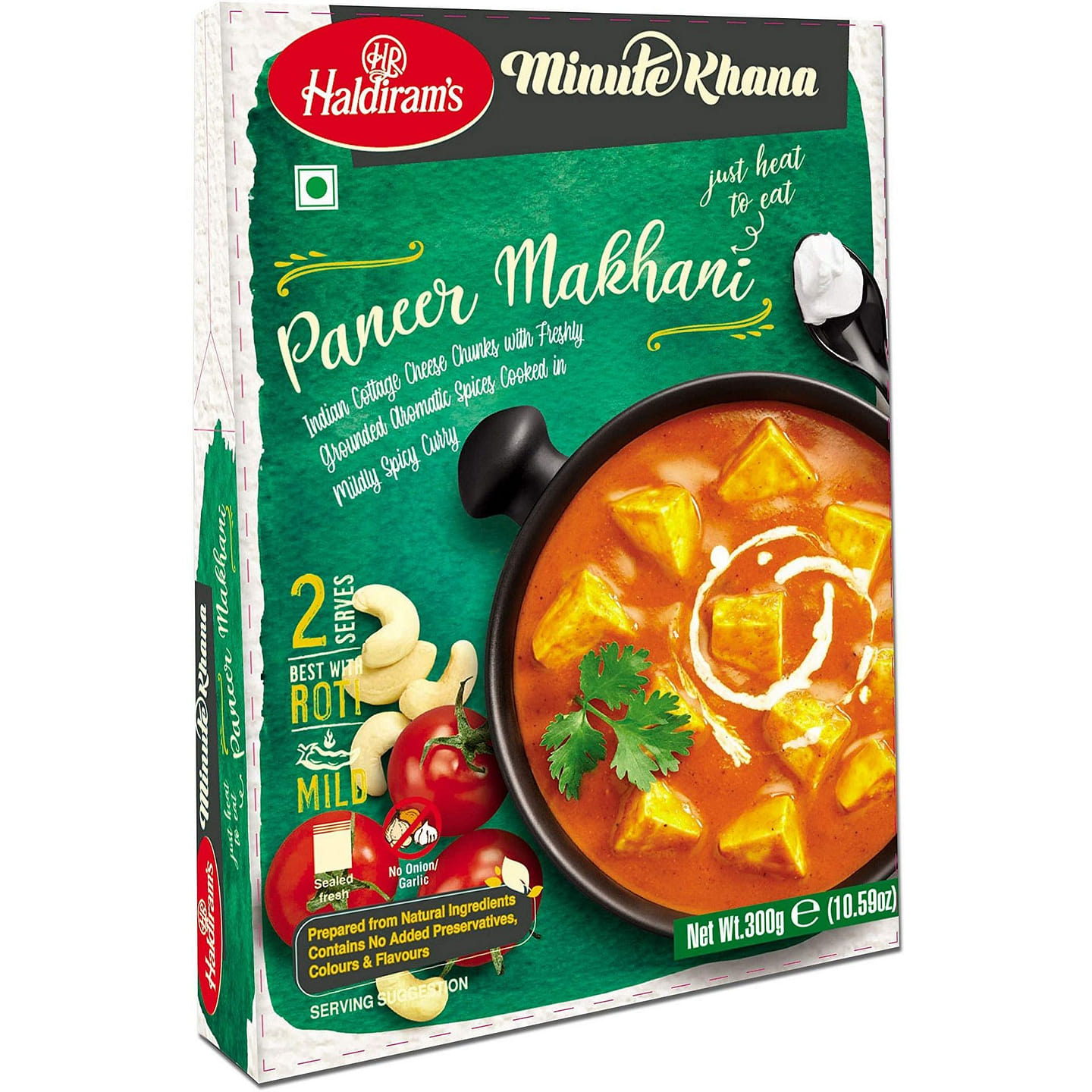 Haldiram’s Minute Khana, Paneer Makhani – 300gms 1 each