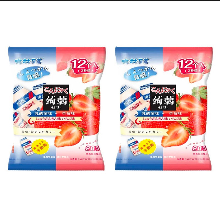大林至菓 双拼果冻 乳酸菌/草莓味