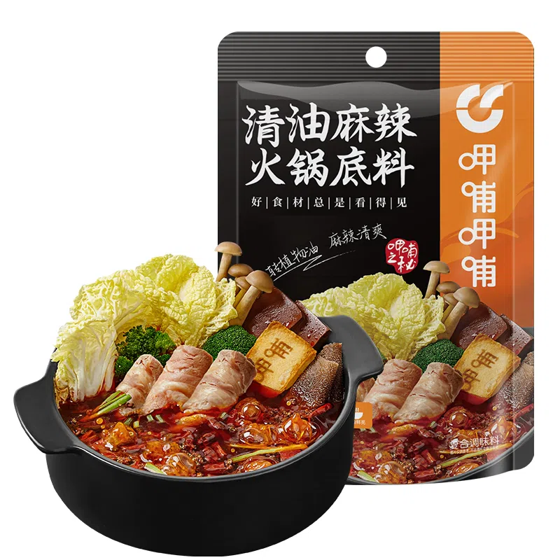 XiabuxiabuClearOilSpicyHotPotBase200g*bag 200 g