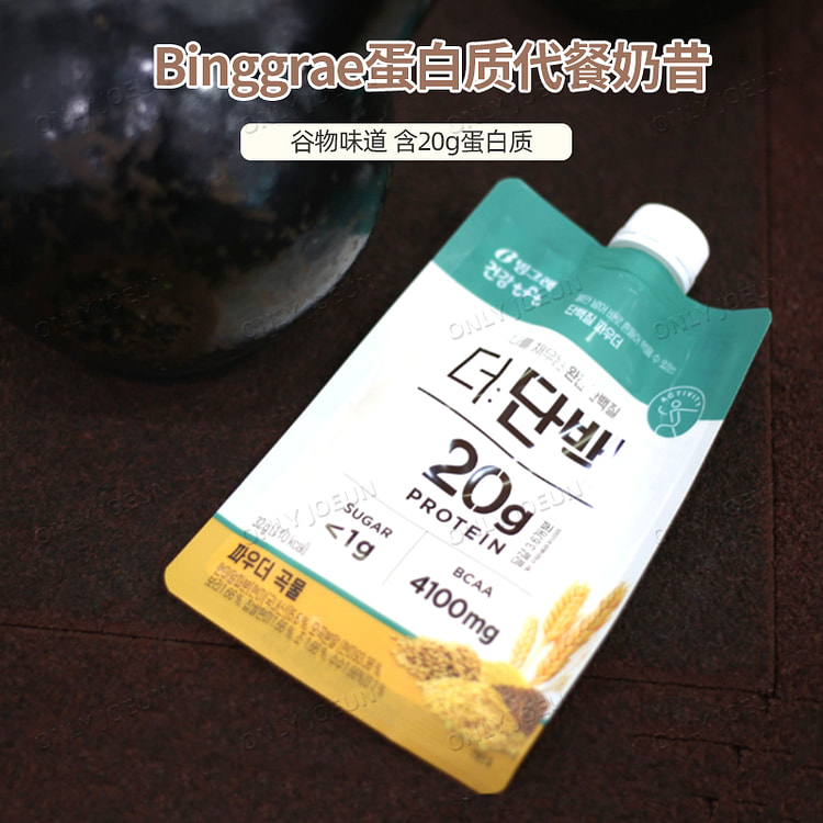 【韩国直邮】Binggrae蛋白质代餐奶昔谷物味