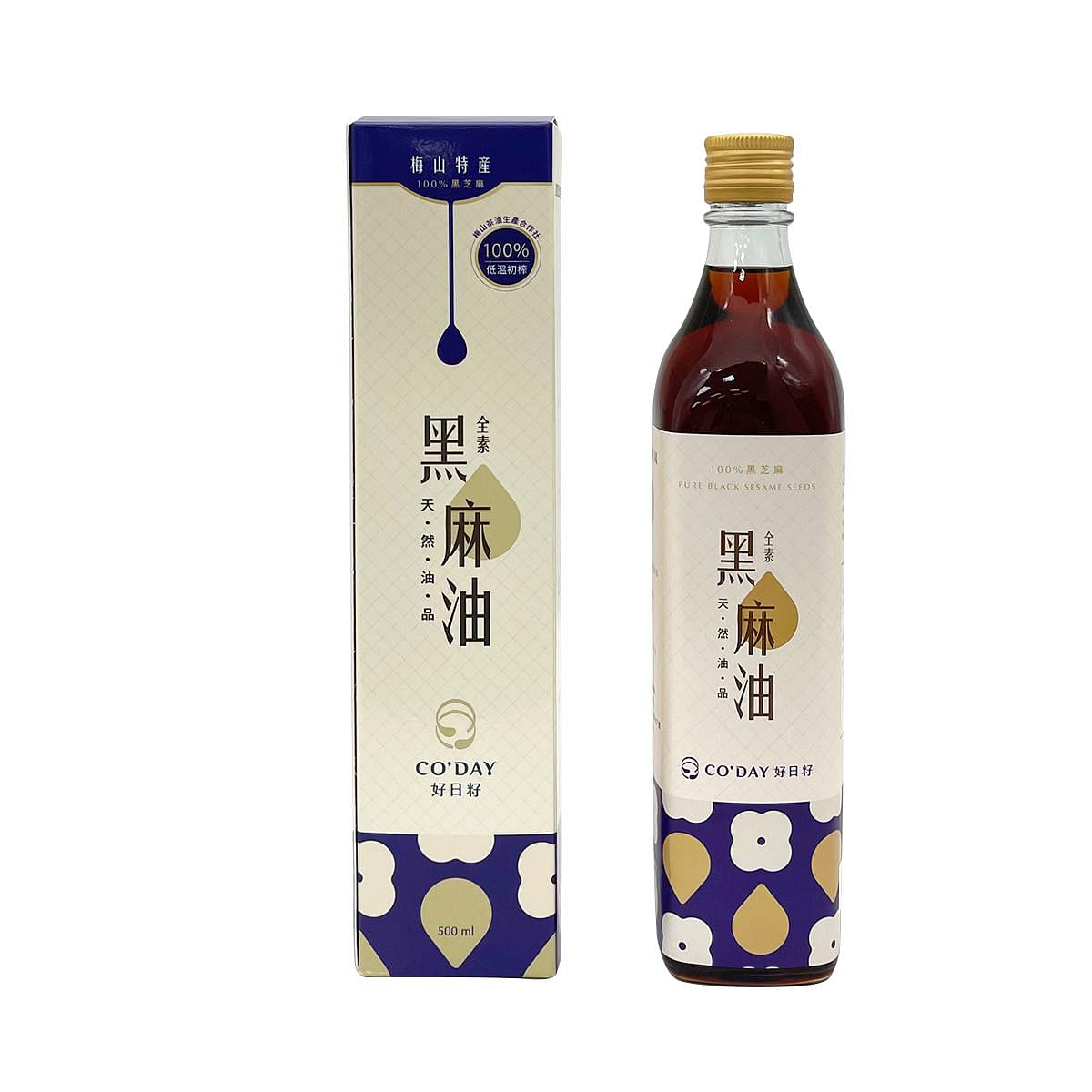 MEI-SHAN TEA-SEEDS OIL Black Sesame Oil 500 ml