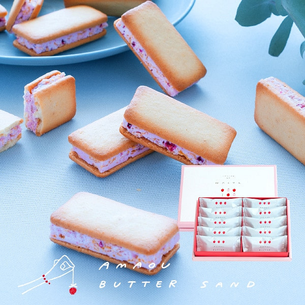 LUPICIA Strawberry Waltz Butter Sandwich 10pcs