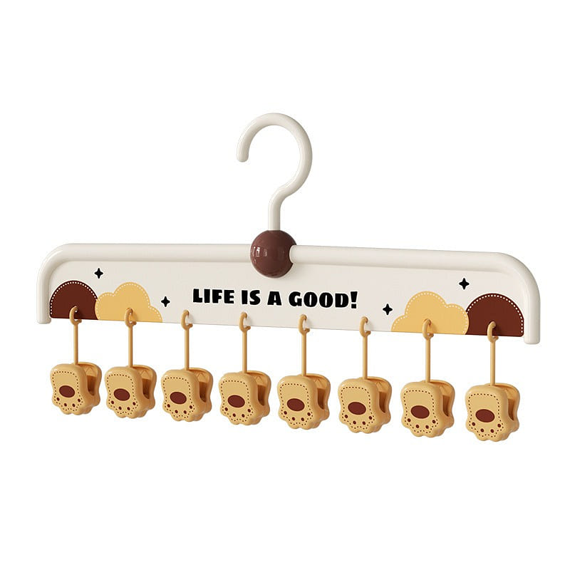 Cartoon Row Hangers Sock Clips – Cat Claws 1 count