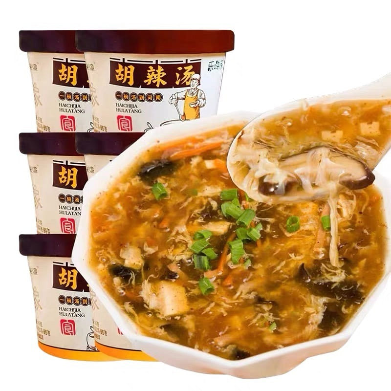 Hi, eat two barrels of soup with pepper 130 g