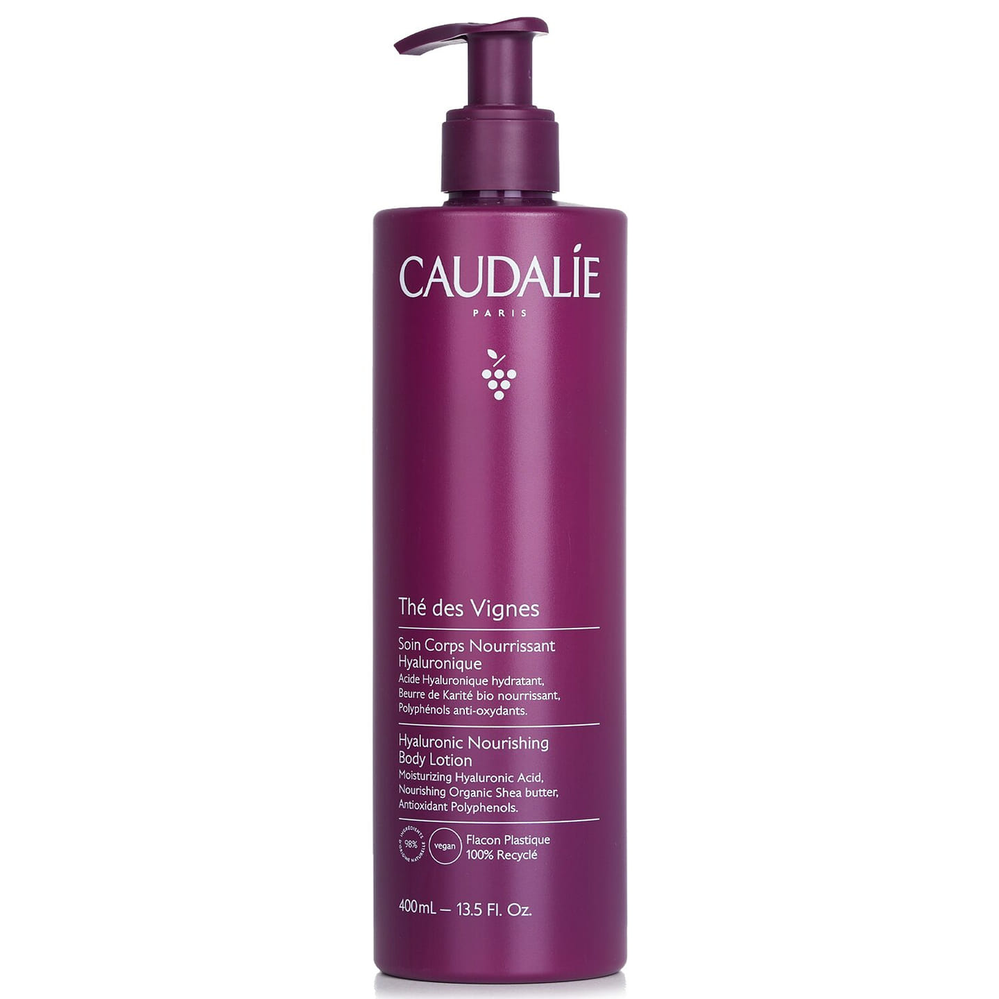 Caudalie The Des Vignes Hyaluronic Acid Nourishing Body Lotion 003700 400ml/13.5oz 400 ml