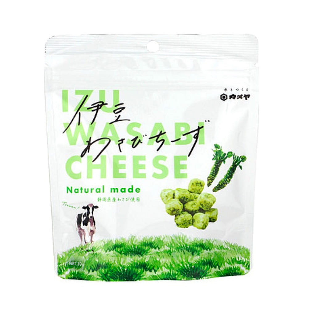 Japanese Wasabi Cheese Puffed Snack Kameya 30g 1 개
