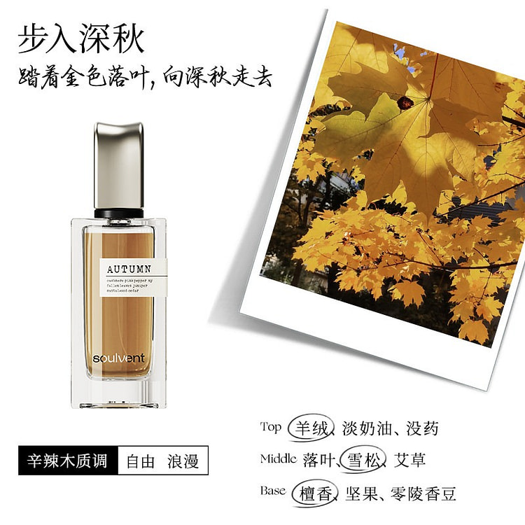 Warm woody fragrance gift for late autumn 30 ml