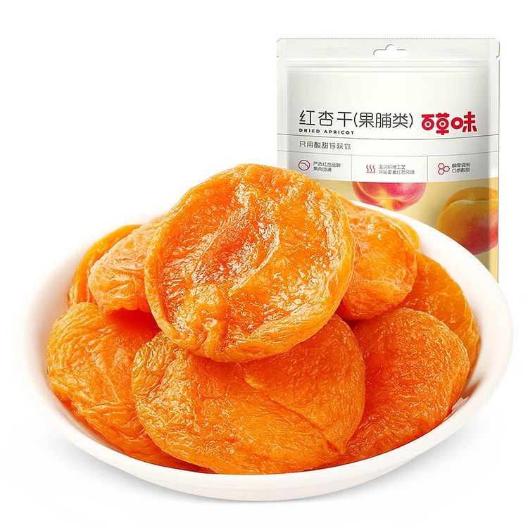 百草味   红杏干100g/袋 蜜饯果干