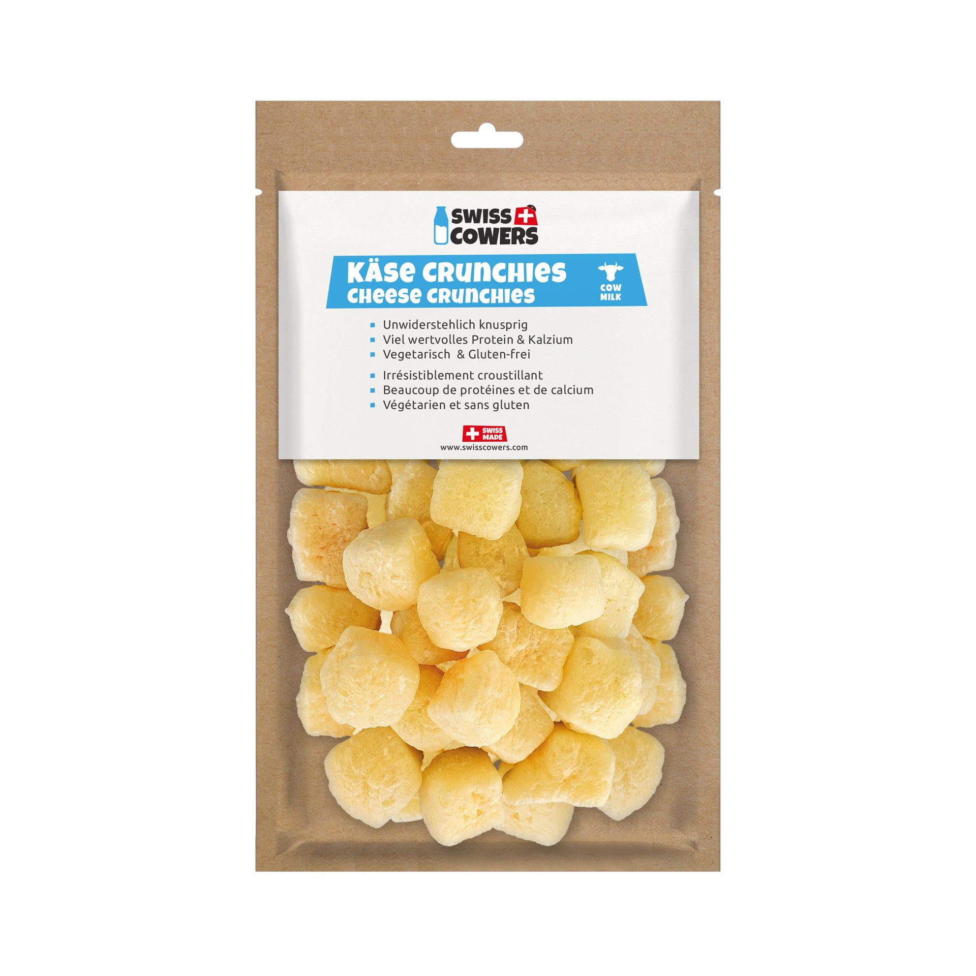 Swisscowers Cheese Crunchies for Dogs 80 กรัม