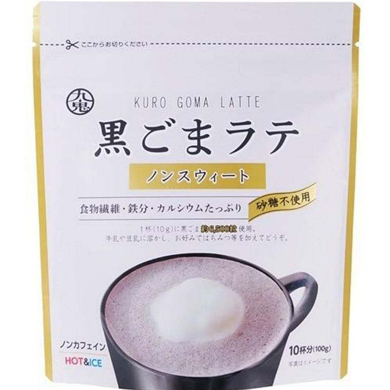 Jiugui Black Sesame Latte Caffeine Free Sugar Free 1 each