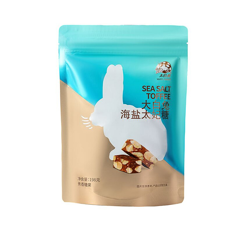 大白兔 海盐太妃糖198g*1袋