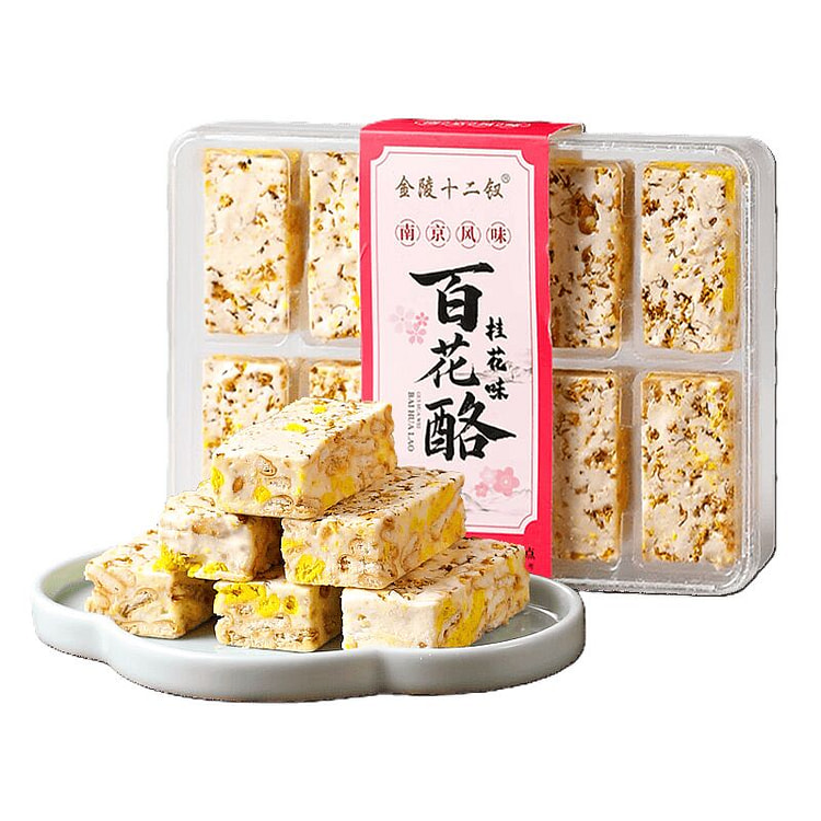 金陵十二钗 南京风味 桂花味百花酪 228 克