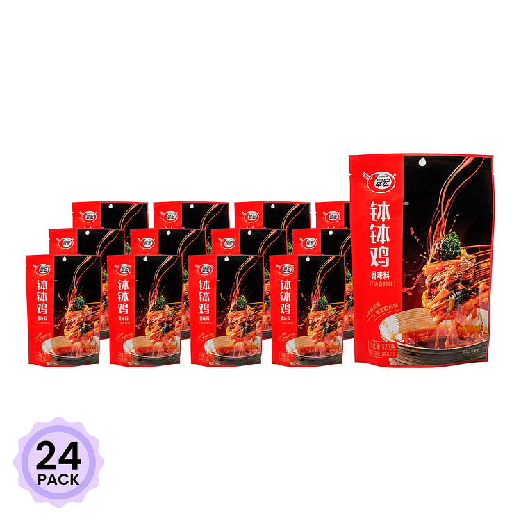 翠宏 钵钵鸡调味料 红油香辣味 320 克*24 包