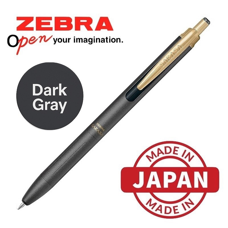 ZEKISANページ① Zebra Sarasa Clip Gel Pen - Dark Vintage Color - 0.5 mm - Dark
