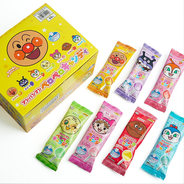 Fujiya Anpanman Lollipops 25 pcs Random flavors
