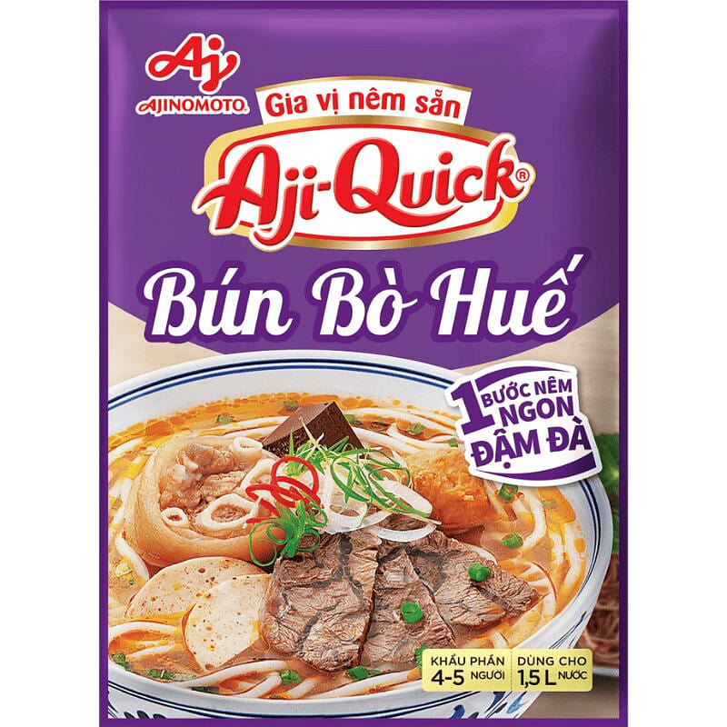 [AJI-QUICK] ‘Hue’ Beef Noodle Soup Seasoning – 59 g