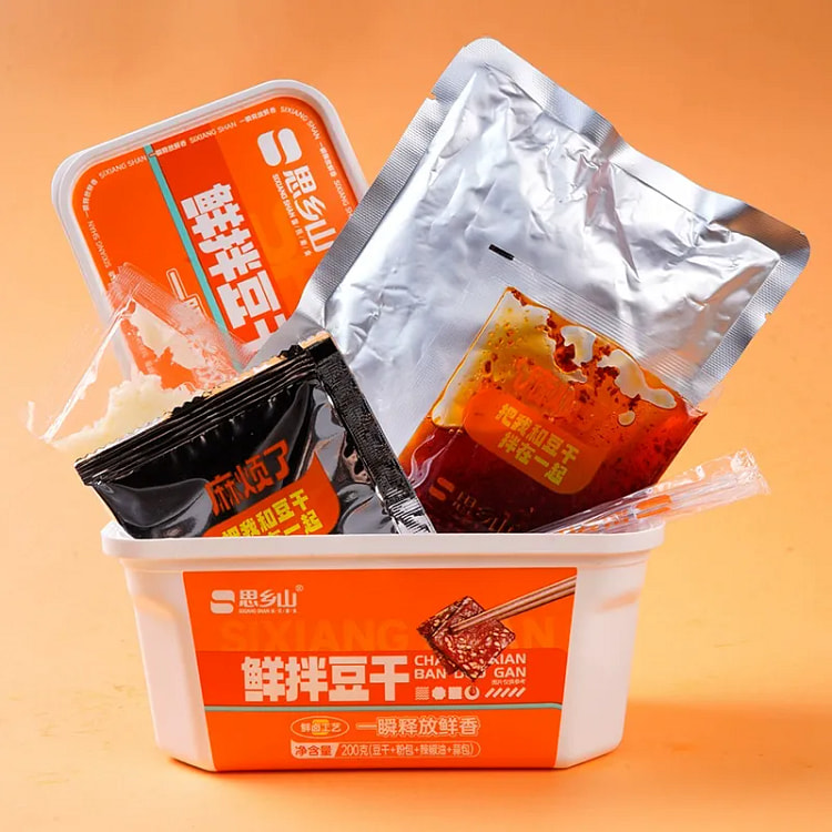 Sixiangshan freshly mixed dried bean curd 200g*1 200 g