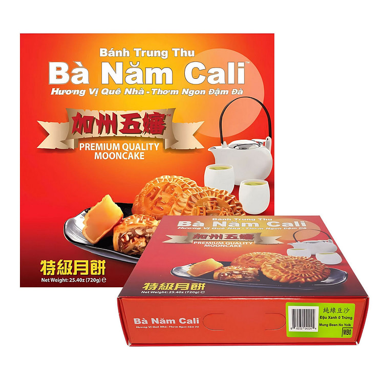 Ba Nam Cali Mooncake Mung Bean 0 Yolk 25.40 oz 1 each