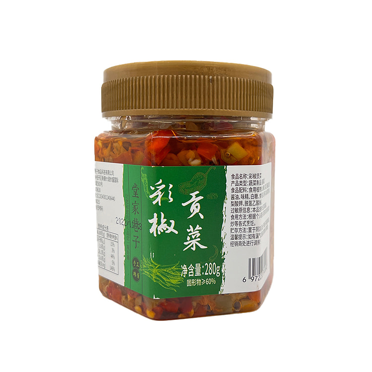 大唐神厨剁椒贡菜下饭菜开味即食咸菜280g*1瓶