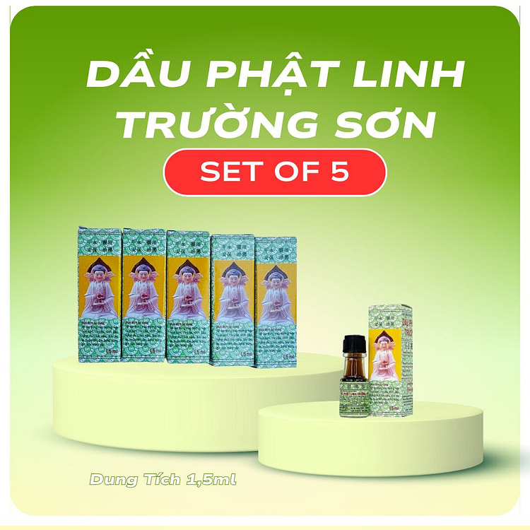 SET 5 DẦU PHẬT LINH TRƯỜNG SƠN