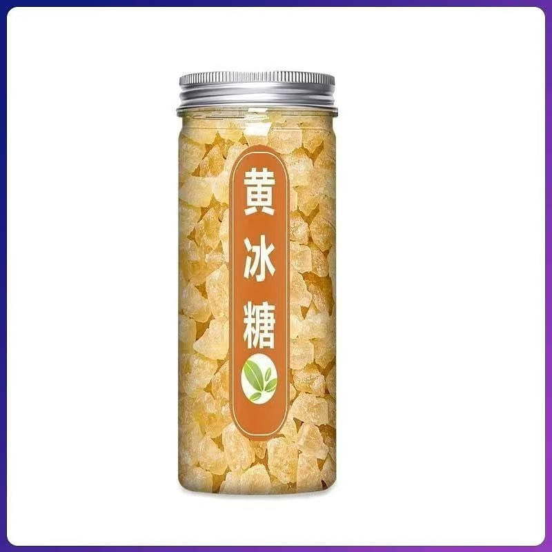 Chinese Yellow Rock Sugar, Cane Sugar 250g/Can 250 g