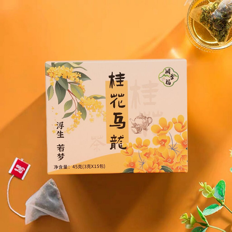 三得利桂花乌龙茶袋 15袋/盒