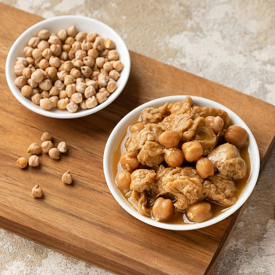 Vegan Taiwan Leezen Gluten Puffs with Chick Peas 3 개