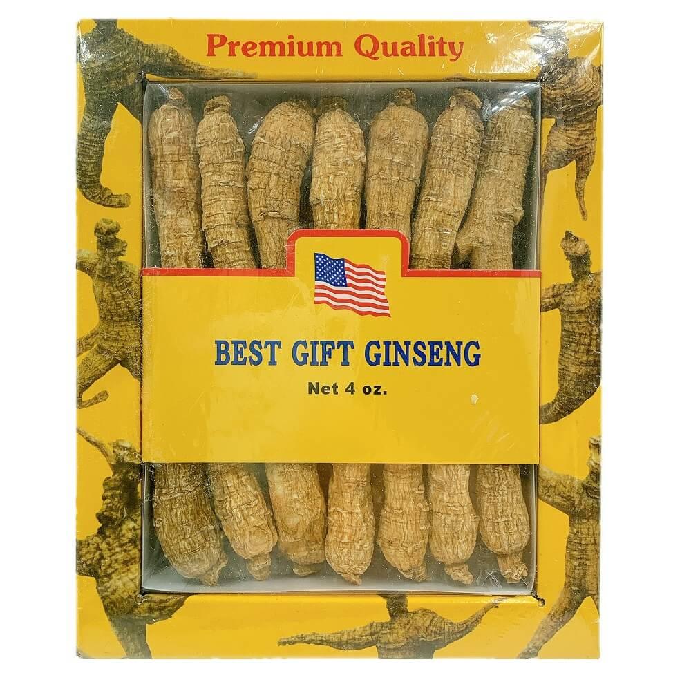 Premium American Ginseng Root Long-Medium Size (4 oz) 1 개입