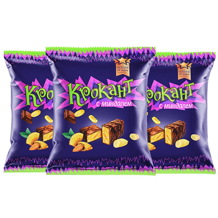 俄罗斯夹心巧克糖100g*3包