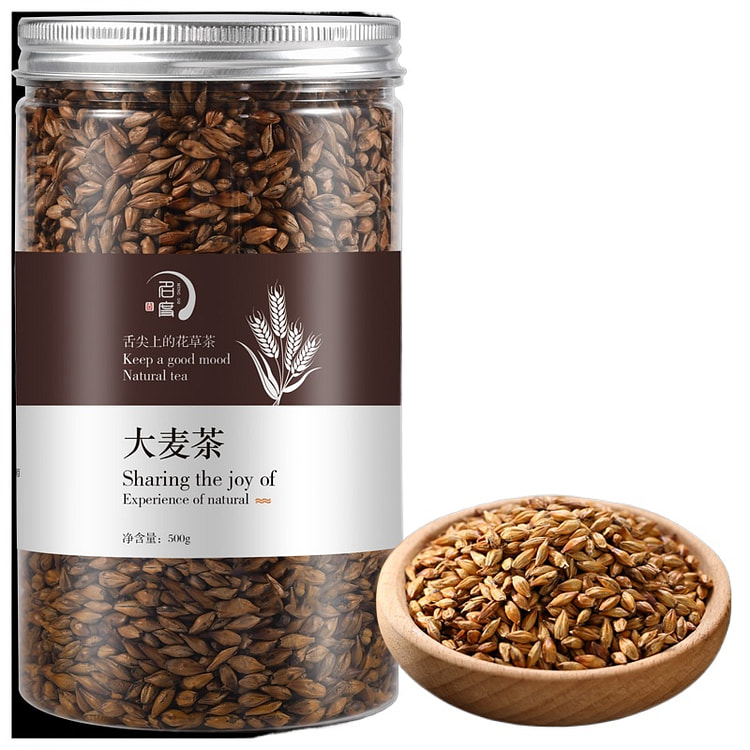 名度正宗炒熟大麦茶非黑苦荞茶500g*1罐