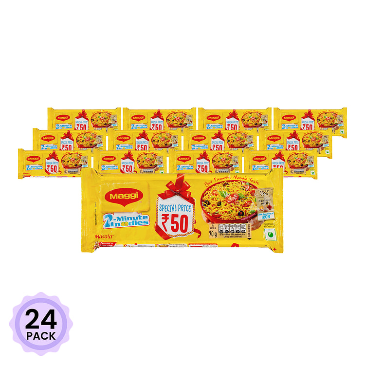 Maggi Masala Instant Noodles 9.8 oz*24 pack