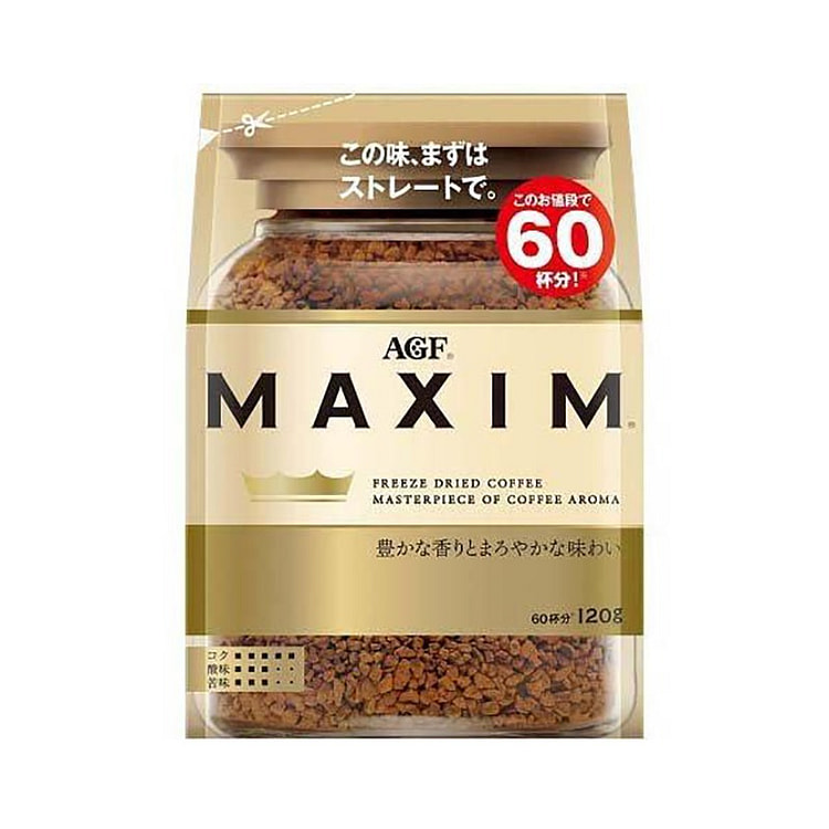 AGF MAXIN 冻干原味速溶咖啡 120g