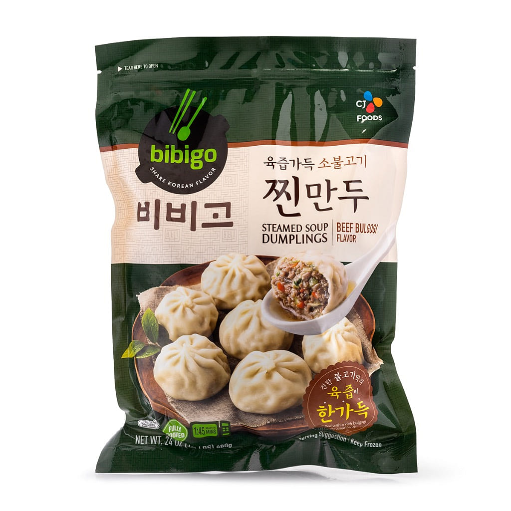 CJ Bibigo Beef Bulgogi Steamed Soup Dumpling, Frozen 24 oz