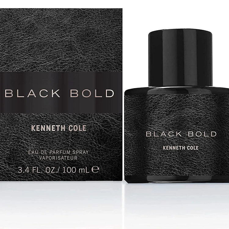 Kenneth Cole Parfum Spray, Black Bold, 3.4 1 box