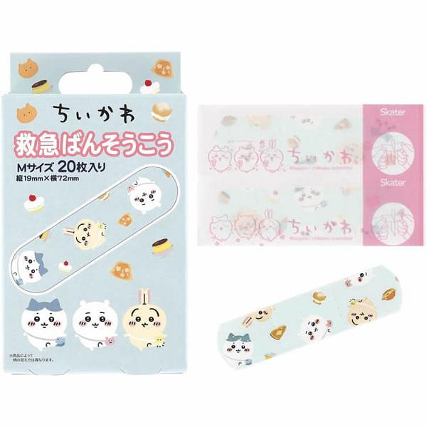 Skater Chiikawa Bandage M size 20 pieces