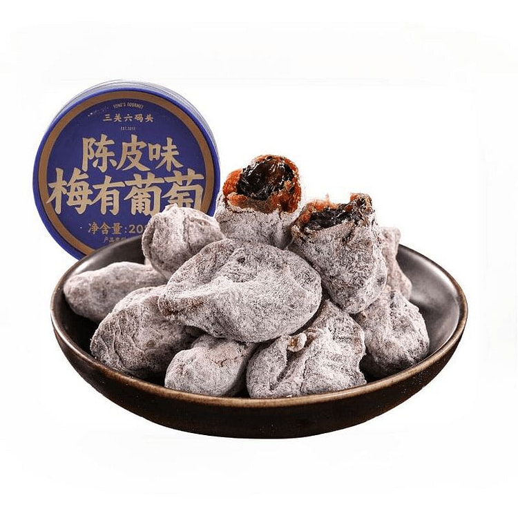 Sanguanliumaotou Tangerine Peel Flavor Mei, 208g 208 g