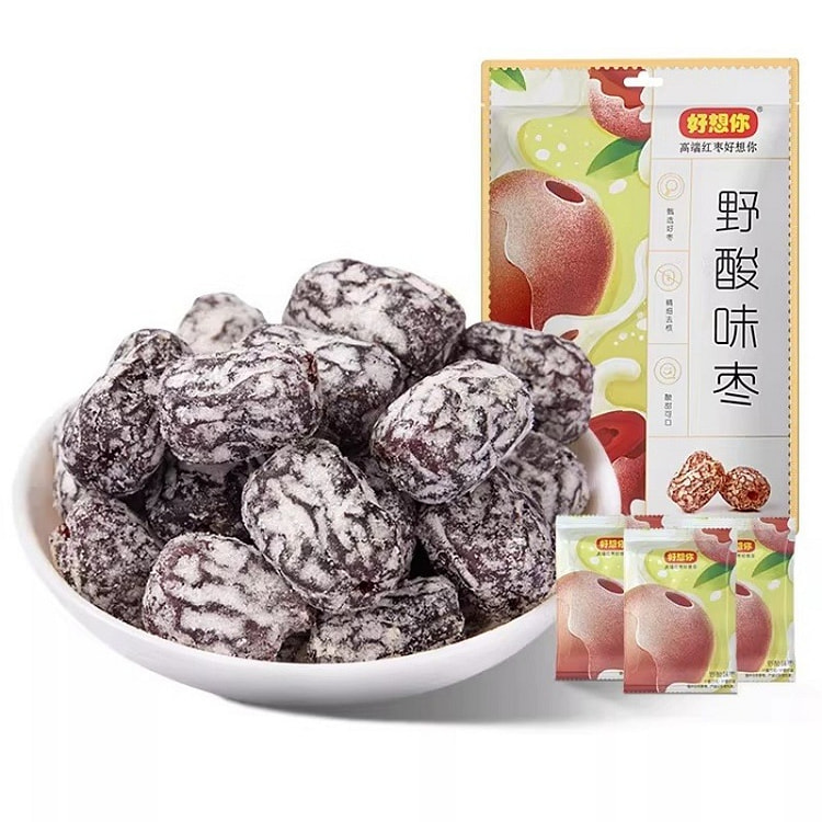好想你野酸味枣金丝蜜枣红枣零食 160 克