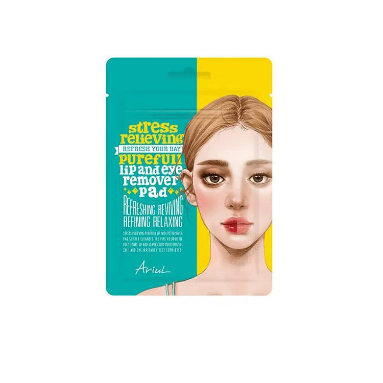 Stress Relieving Purefull Lip And Eye Remover Pad 1 each