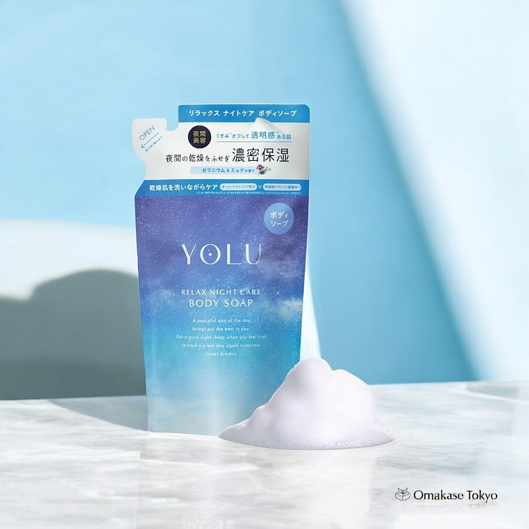 YOLU 舒缓夜间护理沐浴皂补充装