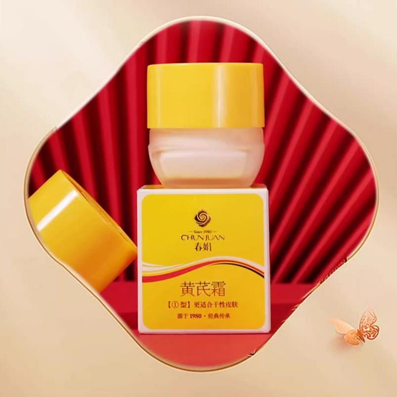 Chun Juan Astragalus Face Cream 30g Improve yellow skin hydration and moisturiza 30 g