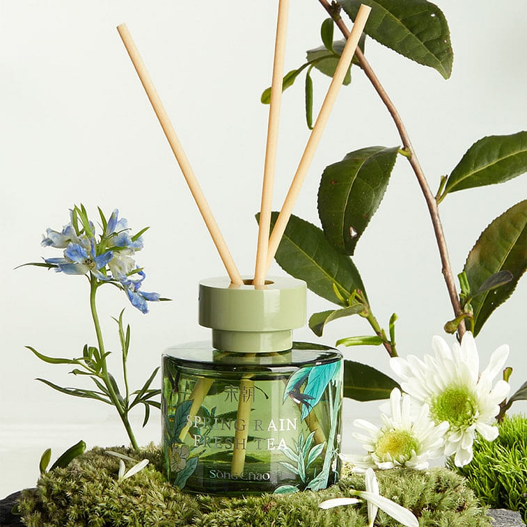 Flower Realm Series Flameless Aromatherapy Spring Rain Clear Tea 1 箱
