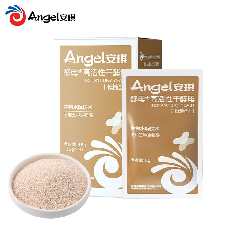 安琪酵母家用包子馒头发酵粉1袋6g5袋30g