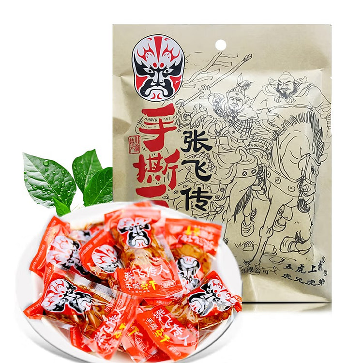 张飞传人 手撕豆干麻辣味180g*2 四川旅游特产小吃 川味蜀香休闲零食