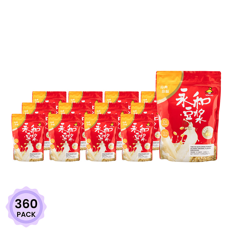 Yon Ho Soy Milk Powder Classic Original Flavor 1.02 oz*360 pack