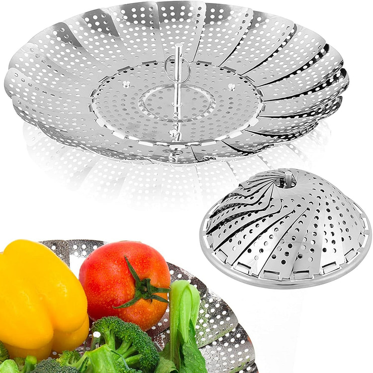 Vegetable Steamer Basket, Premium Stainless Steel 1 count