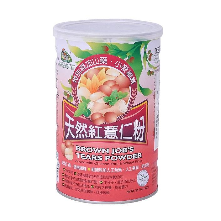 台湾【有机厨坊-健康活力】 天然红薏仁粉 500G 1 份