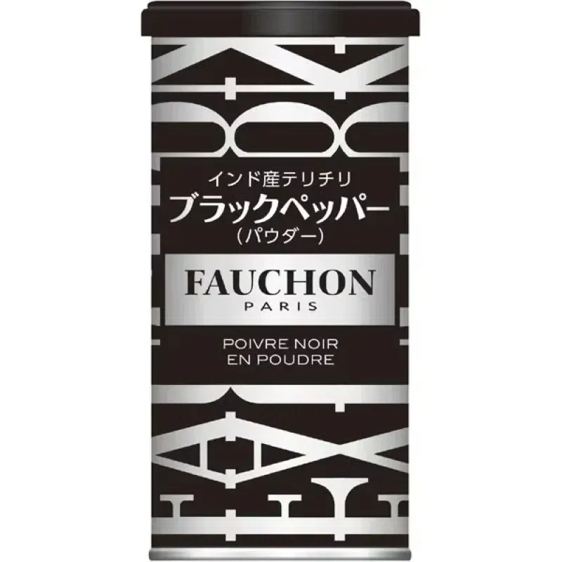 S&B Fauchon Tellicherry Black Pepper, Ground 80g 1 each