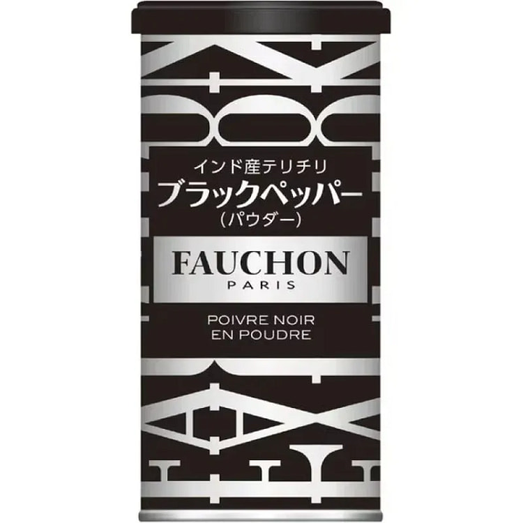 S&B Fauchon Tellicherry Black Pepper, Ground 80g 1 each