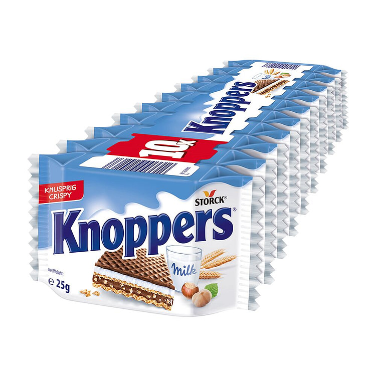 Milk Hazelnut Chocolate Wafer Biscuits (25g*10) 250 g