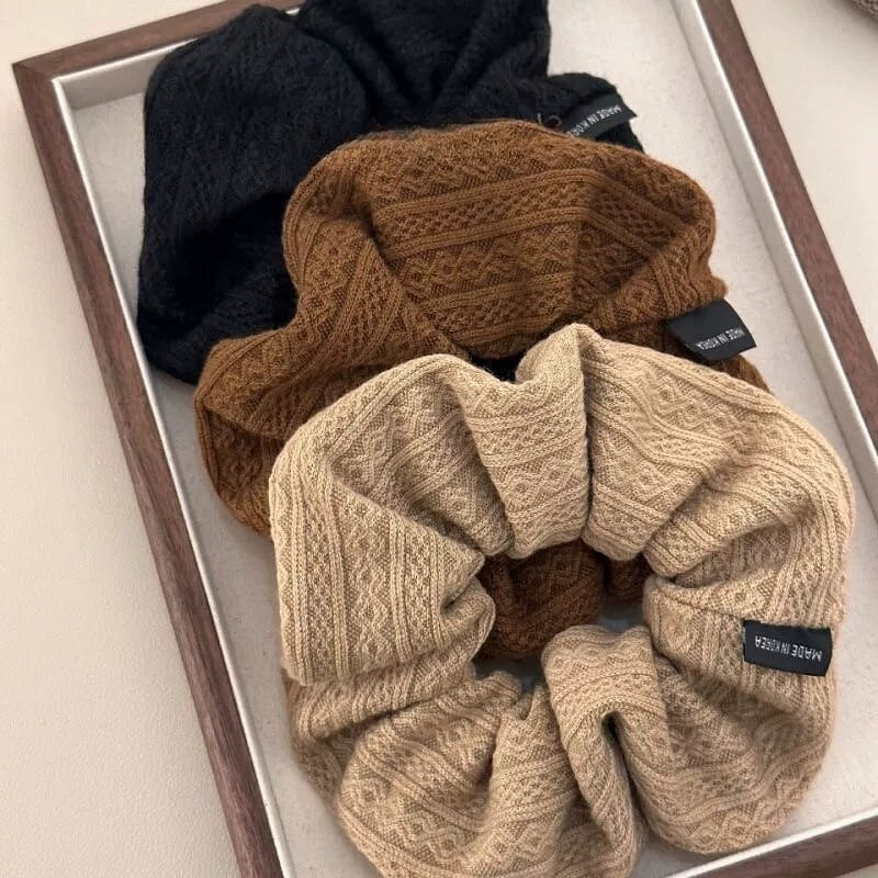 Autumn/Winter Vintage Pigtail Hair Ties, 3-Pack 1 count